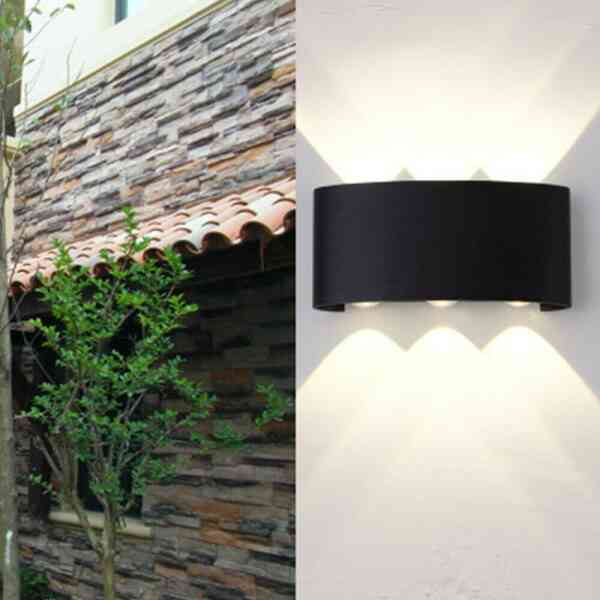 LED Wandleuchte Wandlampe Innen Außen Strahler Lampe