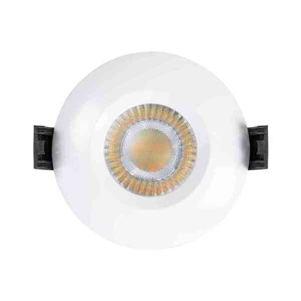 LED Bad-Einbaustrahler 8W CCT dimmbar IP65 Ø68 mm Weiß