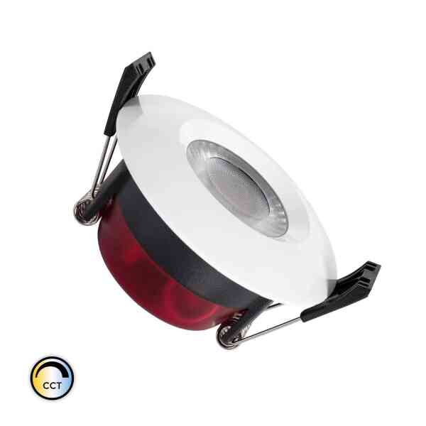 LED Downlight 8W Ø68mm Dimmbar CCT Rund IP65 | Einbaustrahler Innen & Außen