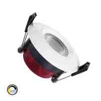 LED Bad-Einbaustrahler 8W CCT dimmbar IP65 Ø68 mm Weiß