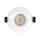 LED Bad-Einbaustrahler 8W CCT dimmbar IP65 Ø68 mm Weiß