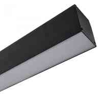 LED Lineare Deckenlampe/ Wandleuchte, Aufputz Montage Geeignet für Aussenberich IP54, Schwarz
