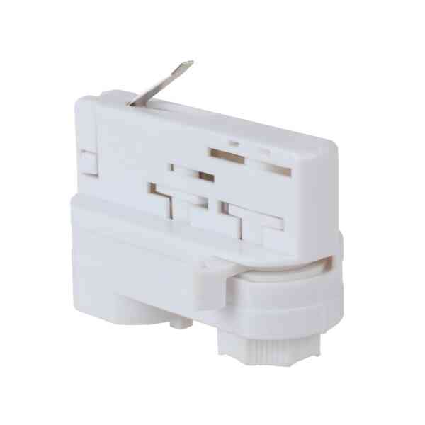 Universal Pendeladapter Multiadapter für 3-Phasen Stromschienenstrahler Weiß