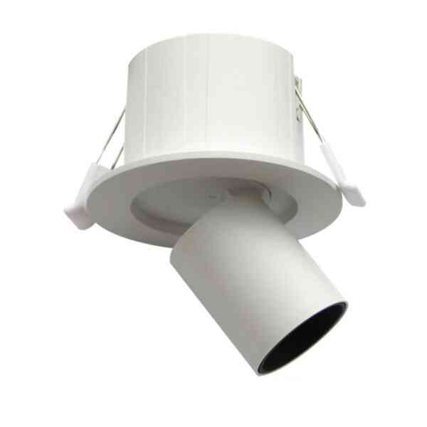 LED-Spot 68 mm Rund | Downlight 2in1 Fluter 6 W CCT | Dreh‑ & Schwenkbar