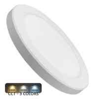 Einbau-/Anbau-LED-Leuchte 24W – 2‑in‑1 Downlight – Verstellbar Ø 65–280 mm – Weiß – CCT wählbar