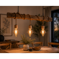 3er WOFI LED Filament E27 4W K125 Kreisel Vintage Klar 1800K Extra Warmweiß 300lm