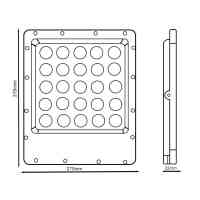 LED Flutlichtstrahler 200W mit Osram Chip – langlebige Außenbeleuchtung mit DURIS® E 2835