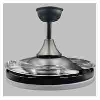 LED Deckenventilator Schwarz Ø106 cm CCT Fernbedienung Leise 30W