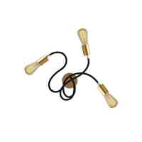Flex 60 Bronze Wand- & Deckenleuchte 3xE27 inkl. ST64...