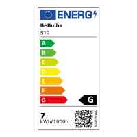 LED-Glühbirne Linear S14d – 300 mm – 6W – 470 Lm – 2700K – Dimmbar – Porzellan-Effekt – CRI 90