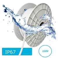 Neon Tageslicht 6000K LED Streifen Flex Schlauch Lichtband 230V Pro meter