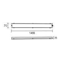 LED Lichtleiste Linear Steckbar Deckenlampe 150cm 50W Netralweiß - 4000K