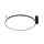 Anello S LED Ring-Deckenleuchte Ø 60 cm Schwarz 34W CCT 3000/4000/6000K