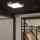LED Deckenleuchte Schwarz Holz 18W CCT OSRAM Chip  1400lm 325x325mm IP20