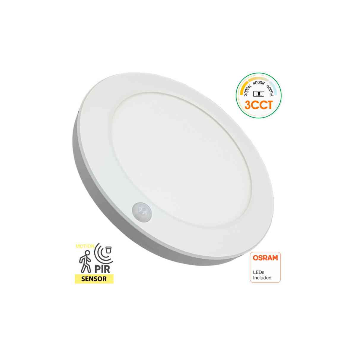 OSRAM CHIP DURIS E 2835 LED-Panel mit PIR Bewegungssensor und Helligk, 39,90 €