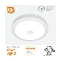 LED Sensor-Deckenleuchte Ø22,5 cm 18–24W 3CCT PIR OSRAM Chip Weiß
