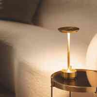 Tragbare LED-Tischlampe 3W – dimmbar, USB-Akku, Touch-Steuerung