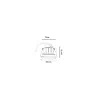 LED Schwarz Downlight Einbaustrahler 4W Rund Mini – Dimmbar Dim To Warm – Ø48 mm Ausschnitt – IP44 Schwarz