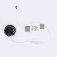 LED Schwarz Downlight Einbaustrahler 4W Rund Mini – Dimmbar Dim To Warm – Ø48 mm Ausschnitt – IP44 Schwarz