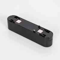 LED-Linearstrahler Magnetschiene 25mm SuperSlim 6W 48V Schwarz mit Blendschutz | CRI90 | 120mm