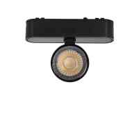 LED-Strahler 5W Schwarz für Magnetschiene 25mm SuperSlim | 48V | CRI90 | UGR16 Warmweiß 2700K