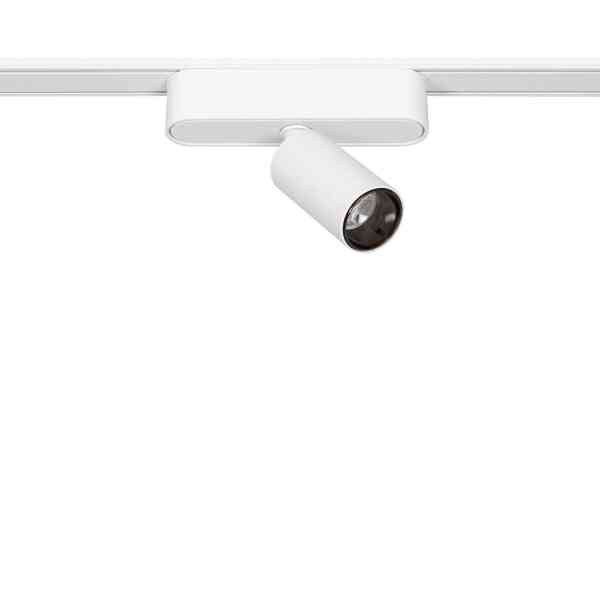 LED-Strahler 5W Weiß für Magnetschiene 25mm SuperSlim | 48V | CRI90 | UGR16 Warmweiß 2700K
