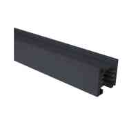 3-Phasenstromschiene Aufbau 2m – Aluminium – Schwarz oder Weiß  für LED-Strahler – IP20