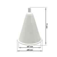 Aufhängeset für 3-Phasenstromschienen – 1,4 m Stahlseil – Weiß oder Schwraz