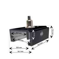 Aufhängeset für 3-Phasenstromschienen – 1,4 m Stahlseil – Weiß oder Schwraz