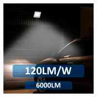 LED-Flutlicht 50W 140Lm/W – PIR-Bewegungssensor – IP65 – 4000K