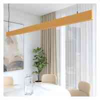 LED Linear Hängelampe Büro 50-200cm.Pastellgelb...