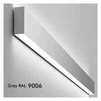 LED Wandleuchte Silber– Indirektes Licht Up & Down – Dimmbar – Blendschutz – IP54
