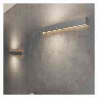 LED Wandleuchte Silber– Indirektes Licht Up & Down – Dimmbar – Blendschutz – IP54