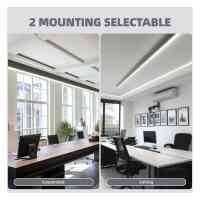 LED-Hängelampe LINEVO 150 Pro 50W - 150cm - 3CCT - Lineare Interkonnektivität - Schwarz