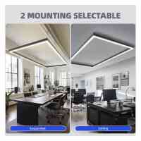 LED-Hängelampe LINEVO 150 Pro 50W - 150cm - 3CCT - Lineare Interkonnektivität - Schwarz