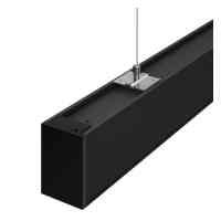 LED-Hängelampe LINEVO 150 Pro 50W - 150cm - 3CCT - Lineare Interkonnektivität - Schwarz
