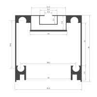 LED 72W UGR17 ProLine 2000 – Weiß – Linearleuchte – Dimmbar – Büro- Hängelampe
