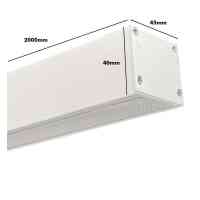 LED 72W UGR17 ProLine 2000 – Weiß – Linearleuchte – Dimmbar – Büro- Hängelampe