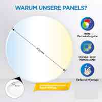 LED Panel Rund Luminexa Ø600mm 45W CCT Dimmbar...