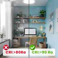 LED Panel Rund Luminexa Ø600mm 45W CCT Dimmbar Schalter CRI90 Deckenleuchte