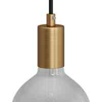 Pendelleuchte 3-flammig Dimmbar modern – Glas & Gold – Italinische Design Hängelampe für Esszimmer & Wohnzimmer