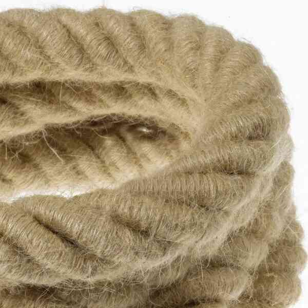 Elektrisches Tauseil 3XL aus grober Jute, 3x0,75 – Ø 30 mm