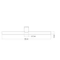 LED Linear-Glühbirne S14d 500 mm – 7W – 2700K – Dimmbar – Transparent – CRI 90