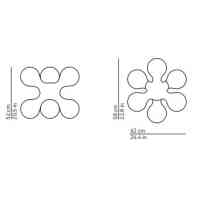 KDLN Atomium Floor Stehleuchte – Design Hopf & Wortmann – 6xE14 – Weiß – Diffus Allgemein – IP20
