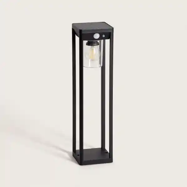 Solar LED Wegeleuchte 40 cm – PIR Bewegungssensor, 2 W, 202 lm, Aluminium, Warmweiß 3000 K, IP44