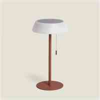 LED Solar Tischleuchte Kabellose 1,2W Metall | Warmweiß Außenbereich mit USB-C