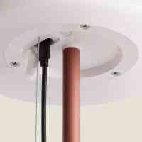 LED Solar Tischleuchte Kabellose 1,2W Metall | Warmweiß Außenbereich mit USB-C