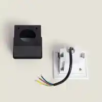 LED Wandeinbauleuchte Außen 2W Eckig Weiß IP65 –  Warmweiß 2700K 80x80mm