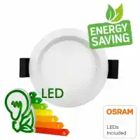 LED Einbaustrahler Flach 15W Rund Ø135mm CCT Verstellbar IP54 Deckenstrahler Spot