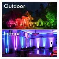 LED Flutlichtstrahler 30W Smart WIFI RGB+CCT Dimmbar IP65 Außenstrahler App Steuerung